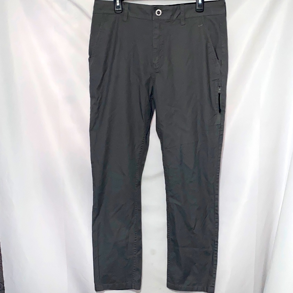 Fox Racing Men's‎ size 34 Dark Gray Cargo Pants Multi pockets EUC Clean